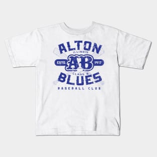 Alton Blues Baseball Kids T-Shirt